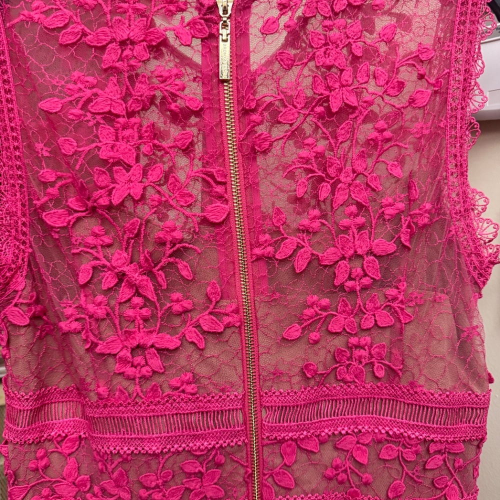 Bronx and Blanco embroidered mesh midi dress - Picture 7 of 11